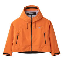 GV Gallery Cropped Orange Rain Jackets